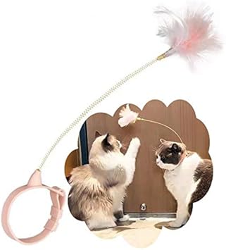 Amazon 猫のおもちゃ 2 猫用おもちゃ 最新のインタラクテキャットダンサーcat Danser ネコあそび ストレス解消 猫のお好みじゃらし 天然鳥の羽のおもちゃねこおもちゃペットグッズ ねこ用品 Petboya 猫じゃらし 羽のおもちゃ 通販