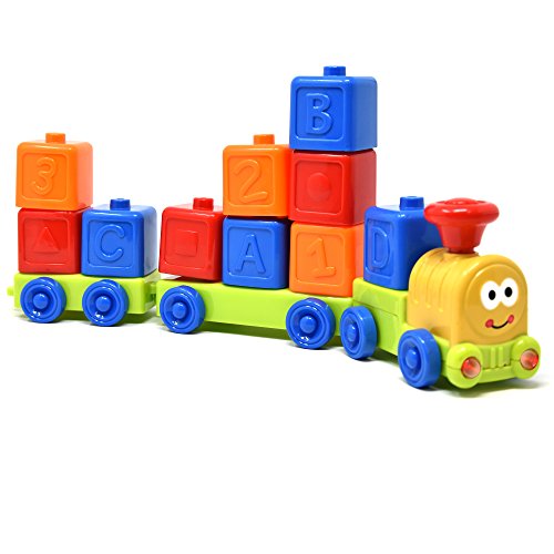 My First Train Set â€“ Sound and Light Musical ABC, Number and Stack and Sort Train for Baby, Toddler and Kids, the Best Early Explorer Education Toy for Children
