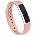 AK for Fitbit Alta Bands, Replacement Fitbit Bands for Fitbit Alta/Alta HR with Metal Clasp (#Rose Gold, Large)