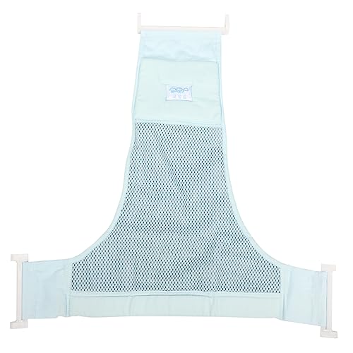 Milisten Boy Girl Bathtub Cushion Net Adjustable Non-Slip Bathing Support for Newborns Comfortable Mesh Design for Secure Bath Shower Accessory Blue