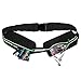 Running Waist Belt Case:Heikaa Double Pockets Waist Pack For iPhone 7/7 plus/iphone6/6s/6 Plus and Other Smart phones up to 6 Inches.100% Water Resistant and Elastic with Reflective Strip for Safety