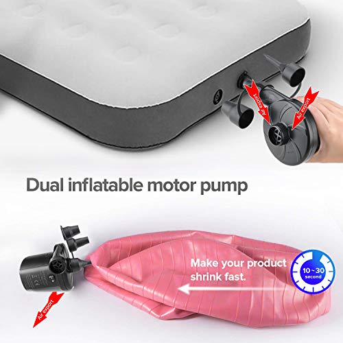 WangYu Battery Powered Inflator Deflator, Electric QuickFill Air