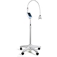 De-ntal Teeth Whitening Machine - Mobile LED Accelerator Tooth Bleaching Lamp with 5 inch Touchscreen Display, Adujustable Angle and Timing Professional LED Teeth Whitening Light