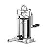 KITCHENER-Elite-Super-Heavy-Duty-Commercial-10-lbs-Stainless-Steel-Sausage-StufferFillerMaker-Includes-3-34-78-1-14-Dia-Stuffing-Tubes-Best-use-for-Butchers-Delis-Home-Kitchen Kitchener Sausage Stuffer, Stainless Steel Sausage Maker with 3 Size Professional Filling Nozzles, 10 lbs Sausage Filler…