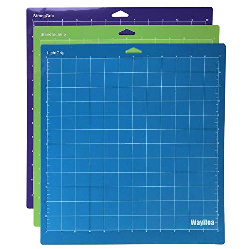 Wayilea Cutting Mat Variety Pack 12 x 12 Standardgrip Cutting Mat Light
