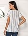 Nlife Women's Summer Floral Print Top V Neck Blouse Short Sleeve Tops Peplum Blouse Shirt