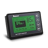 Renogy RBM500-G1 500A Battery Monitor, High and Low Voltage Programmable Alarm, Voltage Range 10V-120V and up to 500A, Compatible with 12V Lithium Sealed, Gel, Flooded Batteries