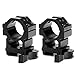 MIZUGIWA 1 Inch High Profile Picatinny QD Scope Mount Rings - 2 Pcs
