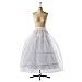 Bridess Women's Crinoline Underskirt Petticoat slip for Wedding Bridal Dress White