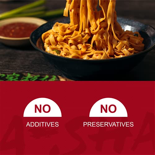 ASHA Healthy Ramen Noodles, Wide Hakka Style Noodles with Original