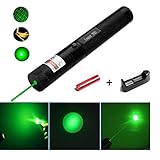 Eleay 2000m Tactical Green Hunting Rifle Scope Sight Laser Pen,Laser Pointer Chaser Toys for Cats/Dog, LED Interactive Baton Funny Halloween Party Laser Toy (Original Version)