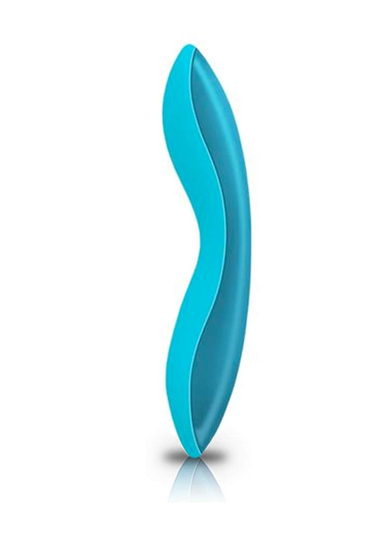 TOPCO Climax Elite Meg 9X Rechargeable Silicone Vibe, Blue