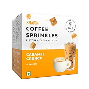 Snapin Coffee Sprinkles Caramel Crunch – Flavours for Your Coffee (80g)