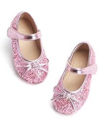 Otter MOMO Toddler/Little Girls Mary Jane Ballerina Flats Shoes Slip-on School Party Dress Shoes