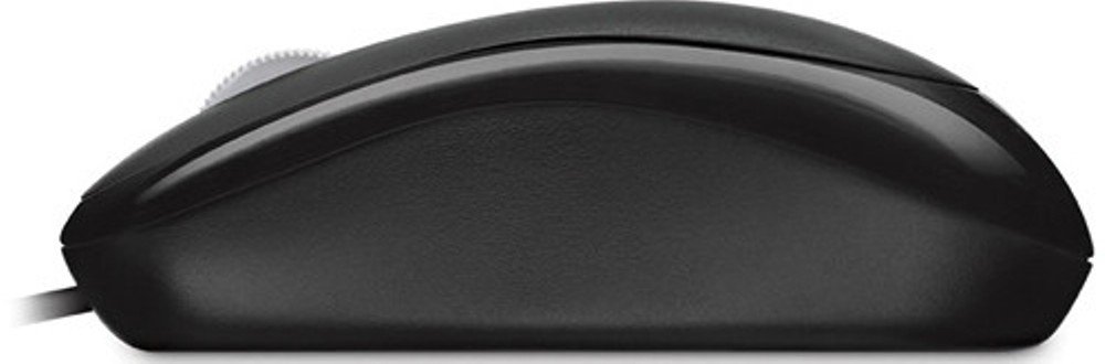 Microsoft Basic Optical Mouse for Business - Black. Comfortable, Wired, USB mouse for PC/Laptop/Desktop, with fast scroll wheel, works with Mac/Windows Computers