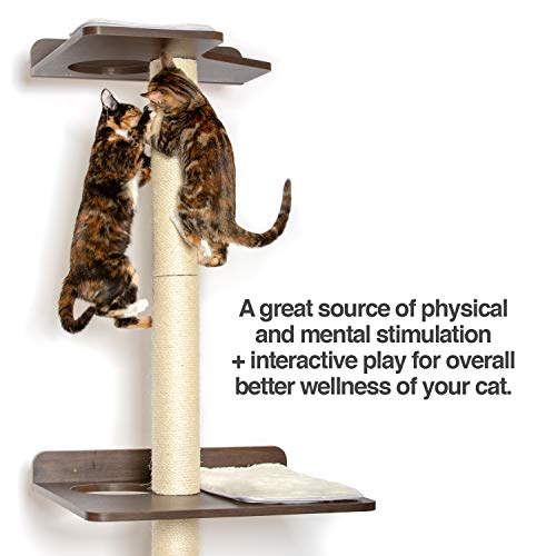 PetFusion Ultimate Cat Climbing Tower & Activity Tree. (24 x 20.8 x 76.