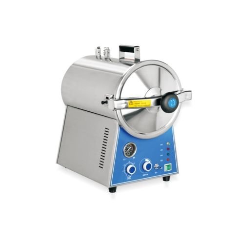NSKI Lab 24L Portable Stainless Steel High Pressure Steam Autoclave Sterilizer Table Top