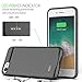 iPhone 8/7/6s/6 Battery Case, 3000mAh Portable Protective Charging Case iPhone 8/7/6s/6(4.7 inch) Slim Rechargeable Extended Battery Charger Case, Compatible Wire Headphones(Black)