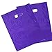100 12x15 Glossy Purple and Teal Plastic Merchandise Bags w/die cut handles
