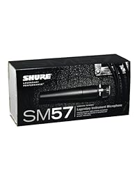 Micrófono cardioide dinámico Shure SM57 LC, Negro