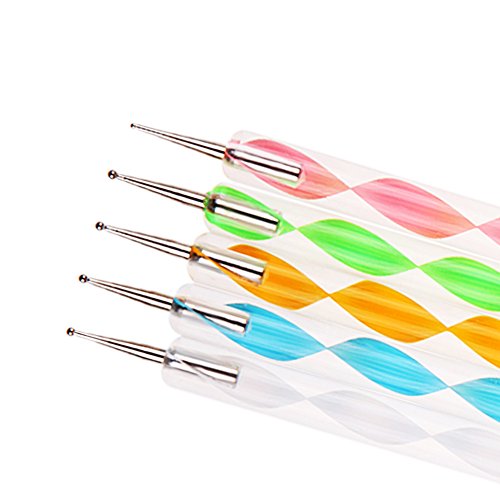 Jocestsyle 20 Pcs Nail Art Design Painting Dotting Drawing Pen Brushes Nail DecorationTool Kit Set