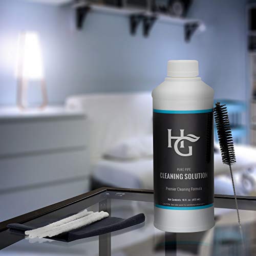 Herb Guard Pure Pipe Natural Cleaning Kit - Comes with Brush, Cloth and Pipe Cleaners. 100% All Natural Cleaning Solution Kit for Your Glass, Pipes, Rigs, Bowls