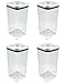 OXO Good Grips POP Big Square 5.5-Quart/5.2 Litre Storage Container (Set of 4)