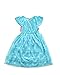 Justice League Big Girls' Wonder Woman Dressy Gown, Blue, X-Small