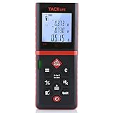 Tacklife Advanced Laser Measure 262Feet Digital Laser Distance Meter Mute Rangfinder Digital Tape Measure with Pythagorean Mode, Area, Volume Calculation