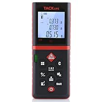Tacklife Advanced Laser Measure 262Feet Digital Laser Distance Meter Mute Rangfinder Digital Tape Measure with Pythagorean Mode, Area, Volume Calculation