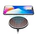 iPhone X/8 Qi Best Wireless Charger Pad Kit by Wuteku New 2018 Upgraded | Stylish Natural Bamboo Wood Look Thin Slim Design | Compatible Samsung and Apple Enabled Devices | Sleep Charging Friendly DB