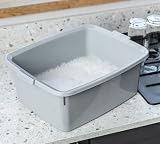 Addis Eco 12 Litre Rectangular Washing Up Bowl Grey 42x33x16.5cm view 8