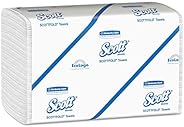 Scott Scottfold Multifold Paper Towels (01960) with Fast-Drying Absorbency Pockets, White, 25 Clips/Case, 175 