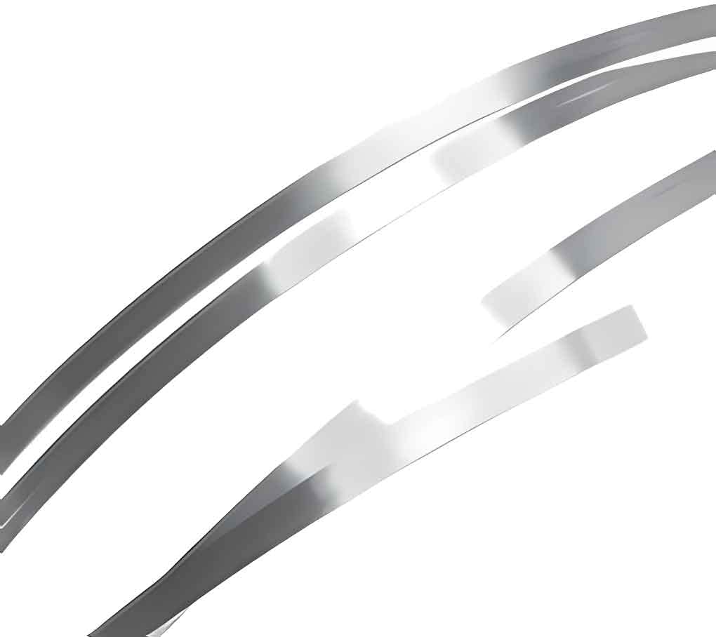 uGems .999 Fine Silver Flat Bezel Wire 1.5mm x 0.12mm Width 60cm