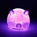 Lowpricenice Color Changing LED Pig Shape Night Light