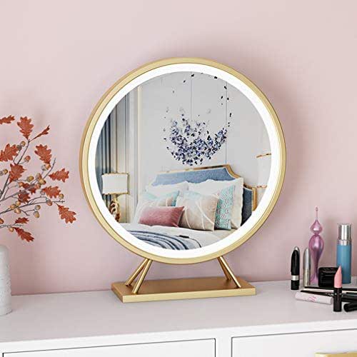 Modern LED Lighted Makeup Vanity Mirror Rechargeable Mirror