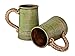 Handmade Ceramic Beer Mug Clay Cup with Handle 25oz Multicolor Earthenware Tea Coffee Lead Free Pottery Handcrafted Green Semin Mug