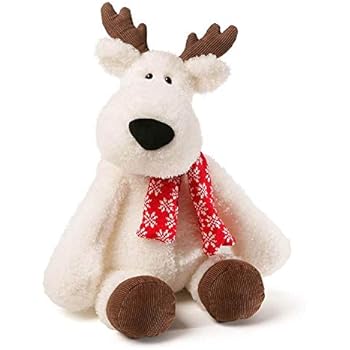 GUND Aspen Reindeer Holiday Stuffed Animal Plush, White, 18