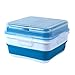 Cool Gear EZ Freeze Expandable Bento Box, Blue