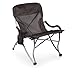 PICNIC TIME PT-XL Heavy Duty Camping Chair, XL Beach Chair, 400 lb Capacity Camp Chair, (Black)