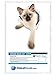Winston & Bear 3D Cat Stickers - 2 Pack - Siamese Kitten Cat Decals for Wall - Stickers for Bedroom - Fridge - Toilet - Room - Retail Packaged