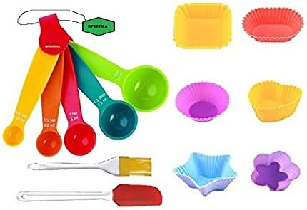 13 pcs Bakeware Re-Usable Baking Cake Muffin Cups & Accessories set hpk branded box packed
