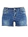PHOENISING Women's Sexy Stretchy Fabric Distressed Denim Shorts