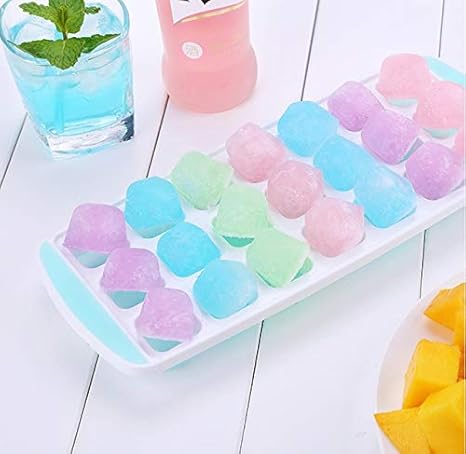 Compra TBBA 3 Paquetes de Cubos de Hielo de Silicona con Tapa ...