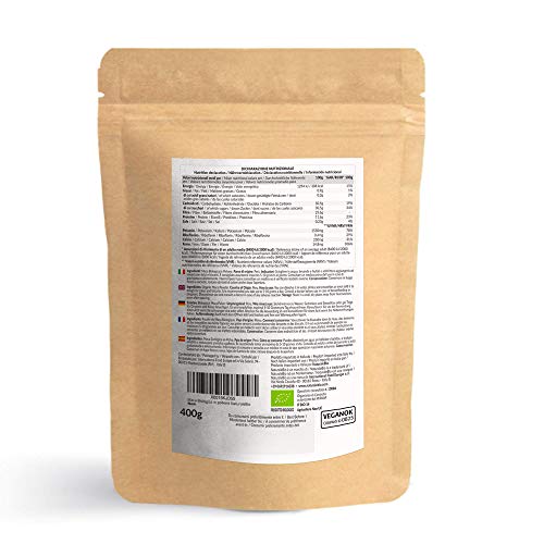 NaturaleBio Maca Pulver Bio 400g. Gelbes Wurzelpulver aus Peru. Gelatiniert, Bio und Rein. – Bild 4