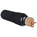 ORIGIN - Best BPA-Free Glass Water Bottle with Protective Silicone Sleeve and Bamboo Lid - Dishwasher Safe - 32 Ounce (Black)