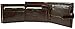 Visconti Monza 5 Quad Fold Soft Leather Italian Glazed Wallet (Brown)