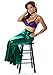 Sidecca Faux Leather Wet Look Metallic Mermaid Costume Maxi Skirt