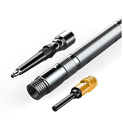 Huayue Trekking Pole Folding Multi-Function Outdoor Hiking Hiking self-Defense Mountain Camping Supplies Set Walking Stick Screwdriver (Color : Grey) - Thumbnail 2