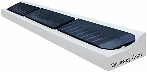 Eckler's Premier Quality Products 50-365382 Bridjit Curb Ramps, Recycled Rubber, 3 Piece